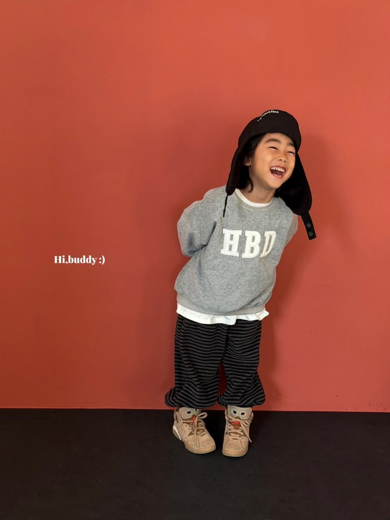 Hi buddy - Korean Children Fashion - #fashionkids - Birthday Sweatshirt - 3