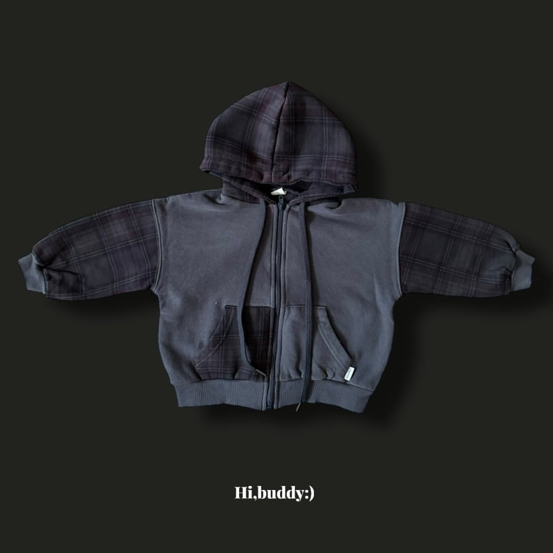 Hi buddy - Korean Children Fashion - #fashionkids - Holiday Hoodie Zip-Up - 11