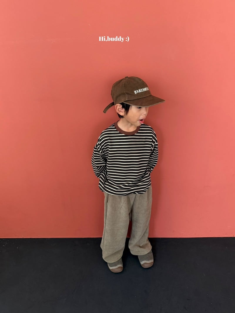 Hi buddy - Korean Children Fashion - #fashionkids - Pudding Stripe Tee - 7