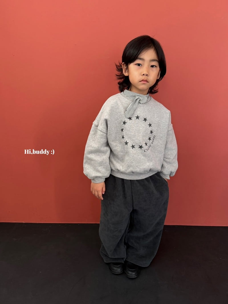 Hi buddy - Korean Children Fashion - #fashionkids - Star Sweatshirt - 5
