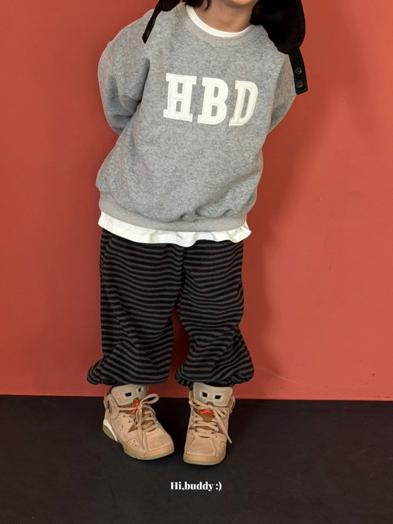 Hi buddy - Korean Children Fashion - #fashionkids - Birthday Sweatshirt - 4