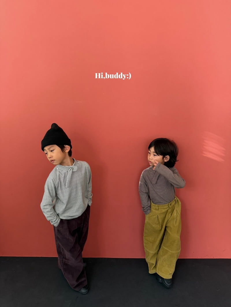 Hi buddy - Korean Children Fashion - #kidsstore - Muffler Turtleneck Tee - 11