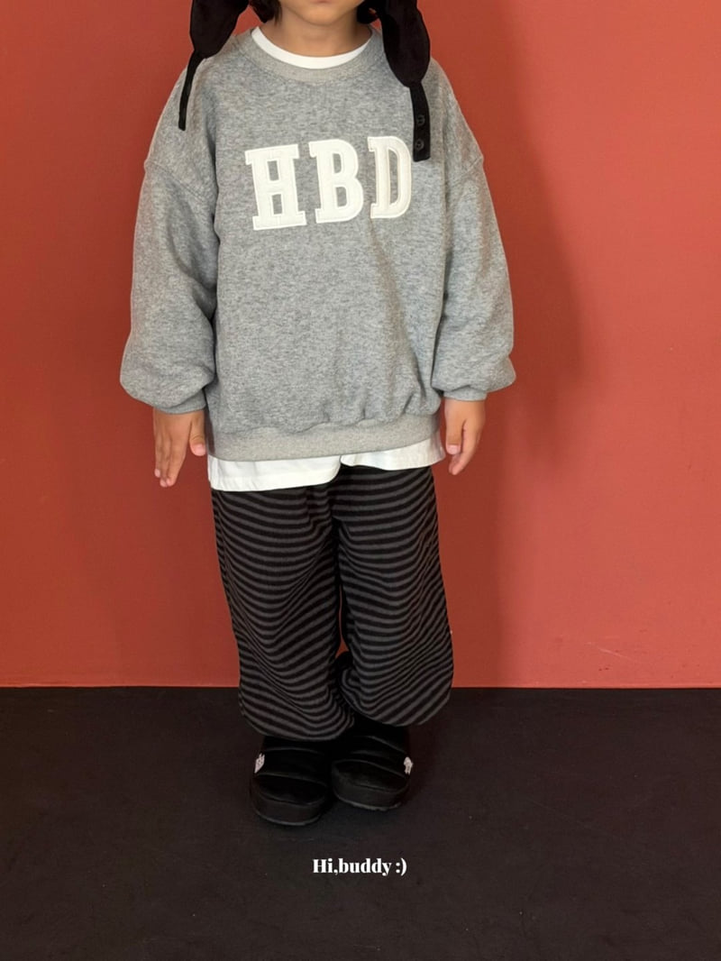 Hi buddy - Korean Children Fashion - #littlefashionista - Birthday Sweatshirt - 8