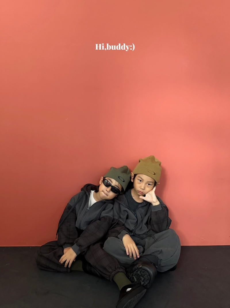 Hi buddy - Korean Children Fashion - #littlefashionista - Holiday Hoodie Zip-Up - 2
