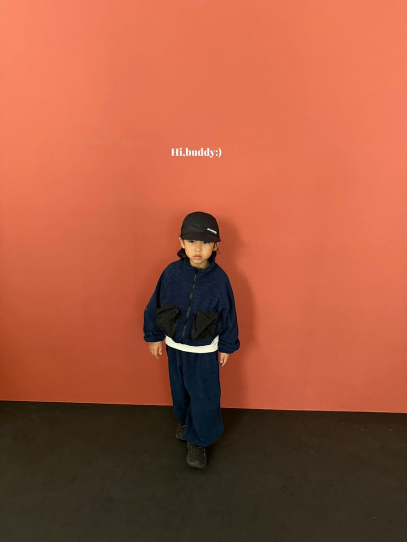 Hi buddy - Korean Children Fashion - #littlefashionista - Terry Fleece Zip-Up - 8
