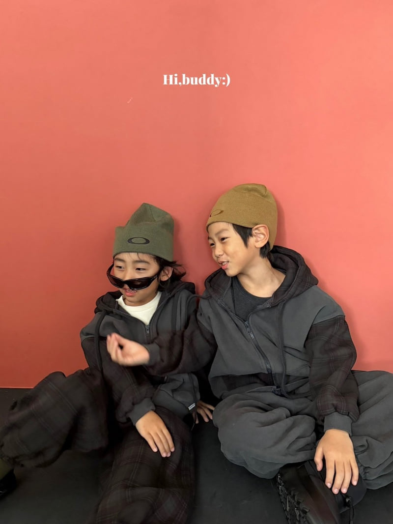 Hi buddy - Korean Children Fashion - #magicofchildhood - Holiday Hoodie Zip-Up - 3