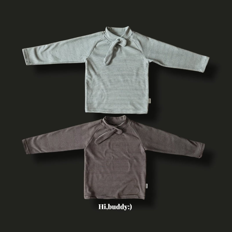 Hi buddy - Korean Children Fashion - #magicofchildhood - Muffler Turtleneck Tee