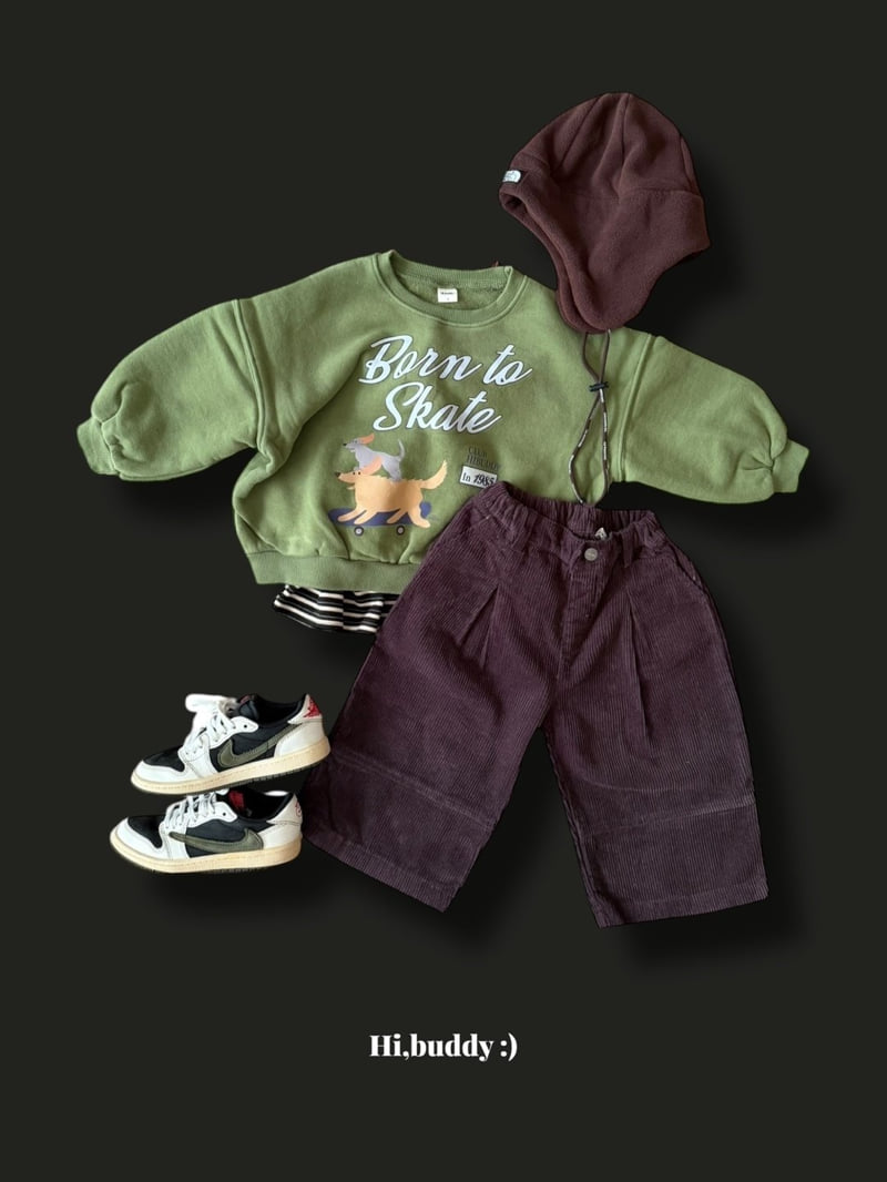 Hi buddy - Korean Children Fashion - #magicofchildhood - Skate Sweatshirt - 5