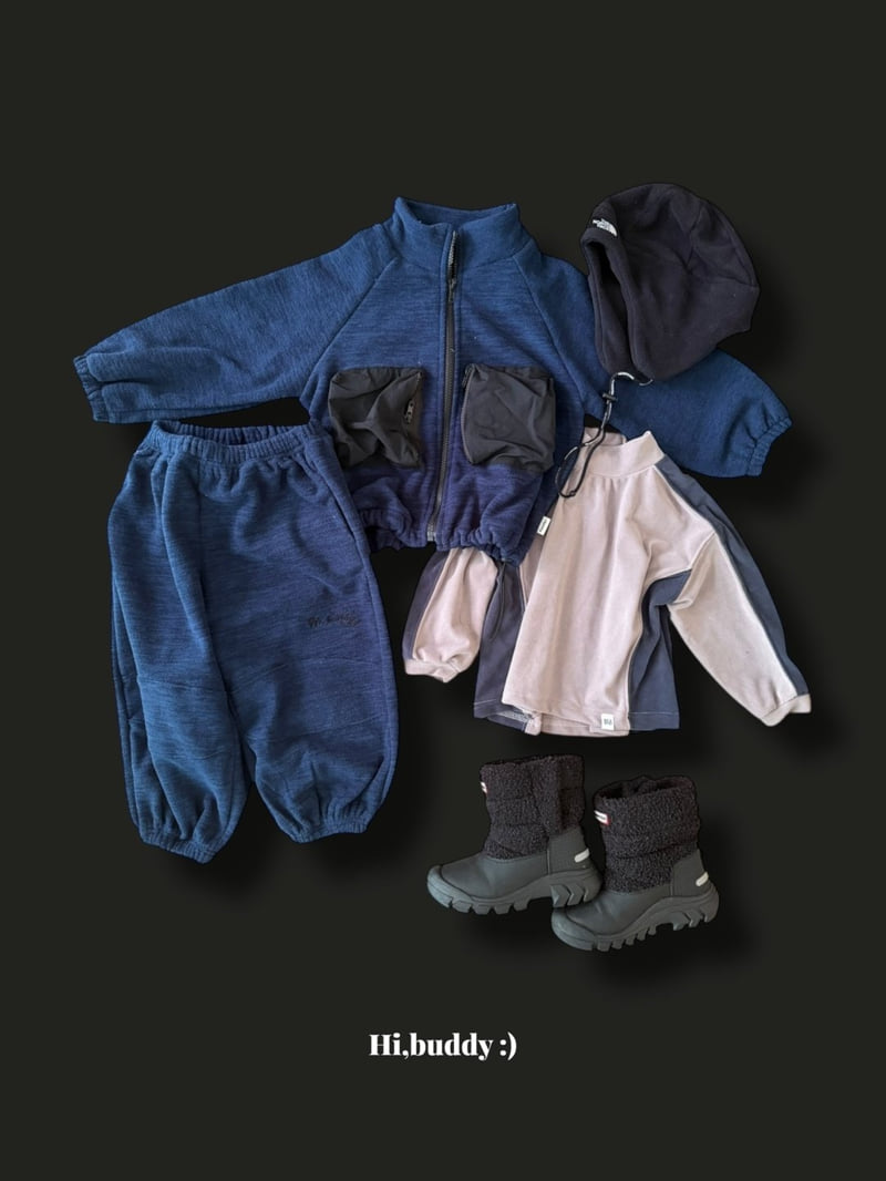 Hi buddy - Korean Children Fashion - #magicofchildhood - Terry Fleece Jogger Pants - 2