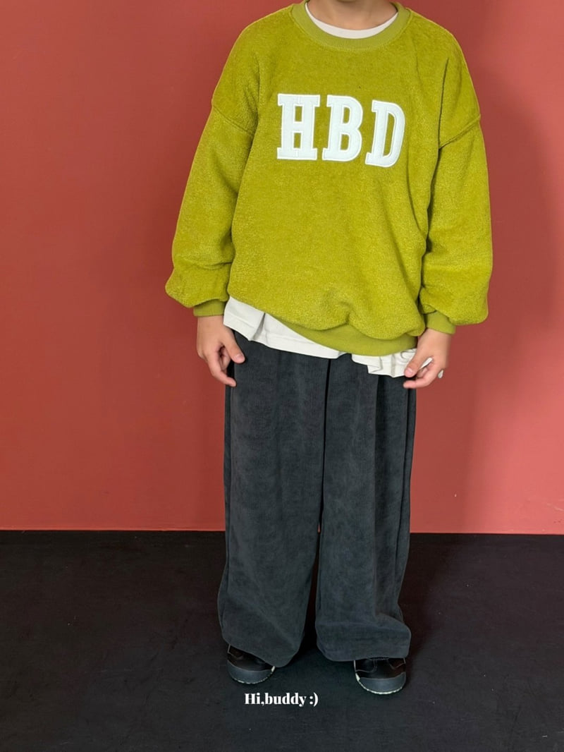 Hi buddy - Korean Children Fashion - #minifashionista - Birthday Sweatshirt - 10