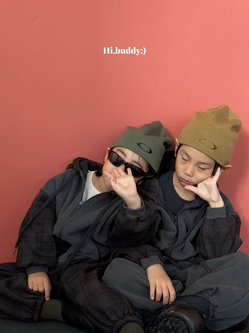Hi buddy - Korean Children Fashion - #magicofchildhood - Holiday Hoodie Zip-Up - 4