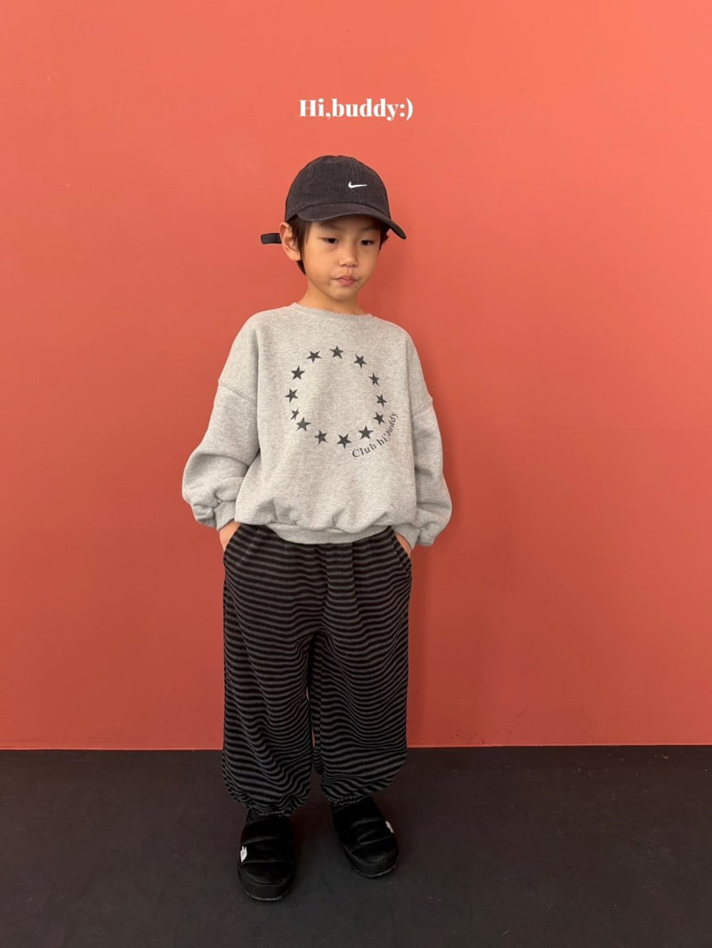 Hi buddy - Korean Children Fashion - #minifashionista - Star Sweatshirt - 12