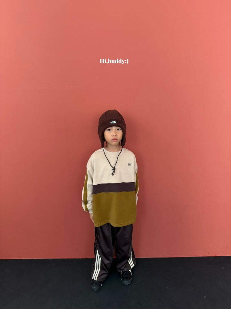 Hi buddy - Korean Children Fashion - #minifashionista - Triple Color Tee - 7