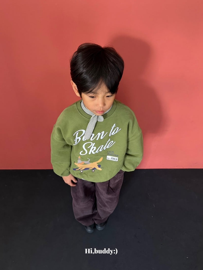 Hi buddy - Korean Children Fashion - #minifashionista - Skate Sweatshirt - 6
