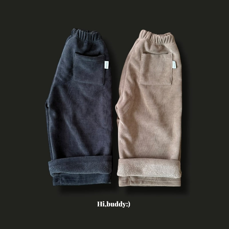 Hi buddy - Korean Children Fashion - #stylishchildhood - Mink Corduroy Pants - 12