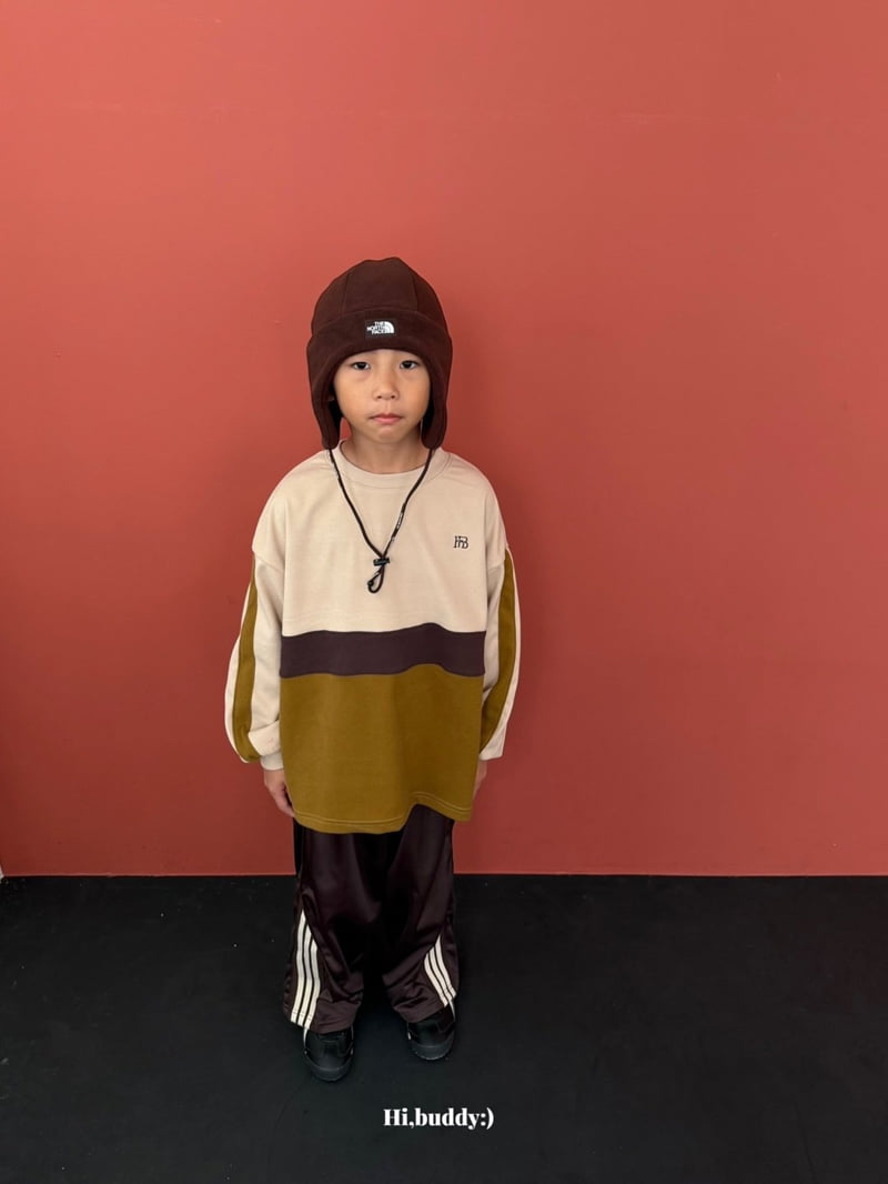 Hi buddy - Korean Children Fashion - #todddlerfashion - Triple Color Tee - 9