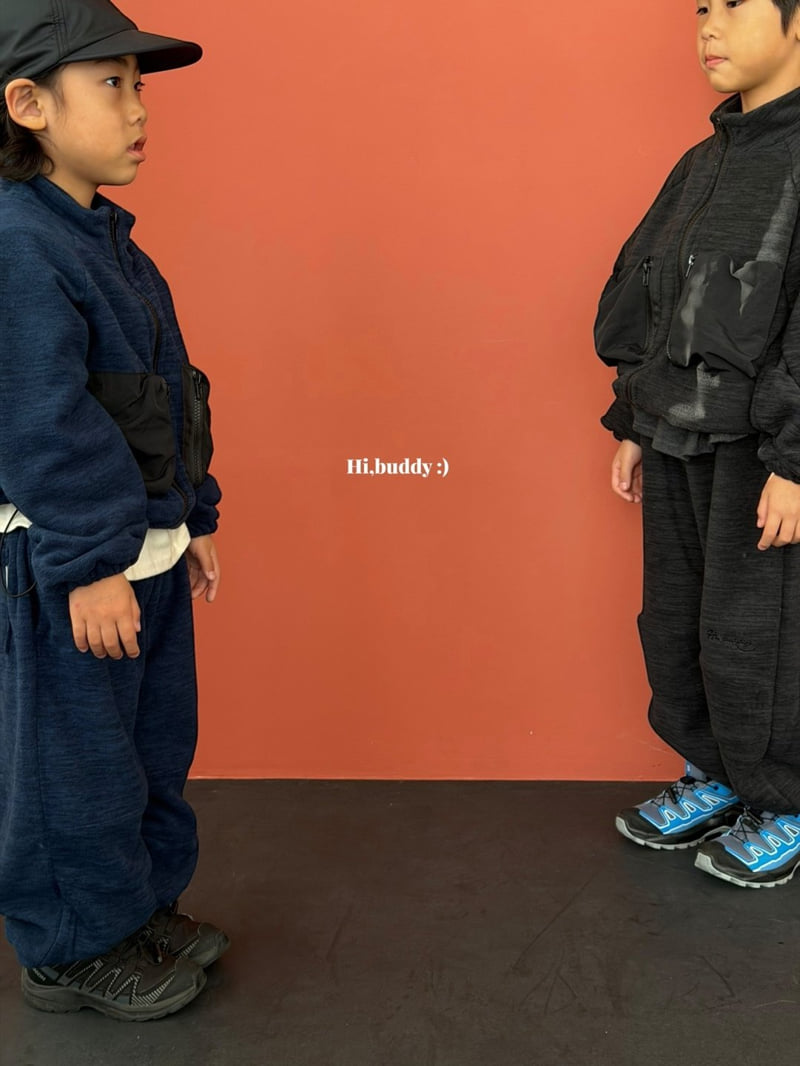 Hi buddy - Korean Children Fashion - #todddlerfashion - Terry Fleece Jogger Pants - 5
