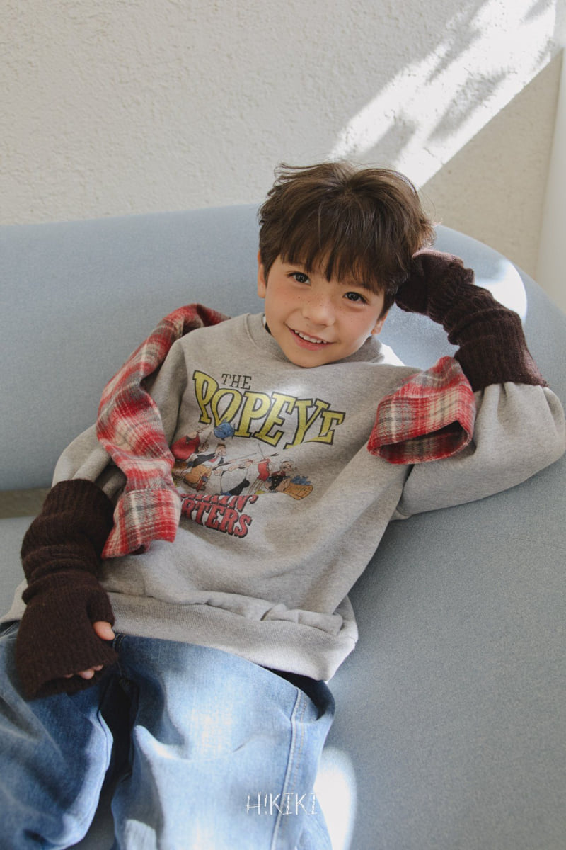 Hikiki - Korean Children Fashion - #Kfashion4kids - Popeye Fishing Sweatshirt - 7