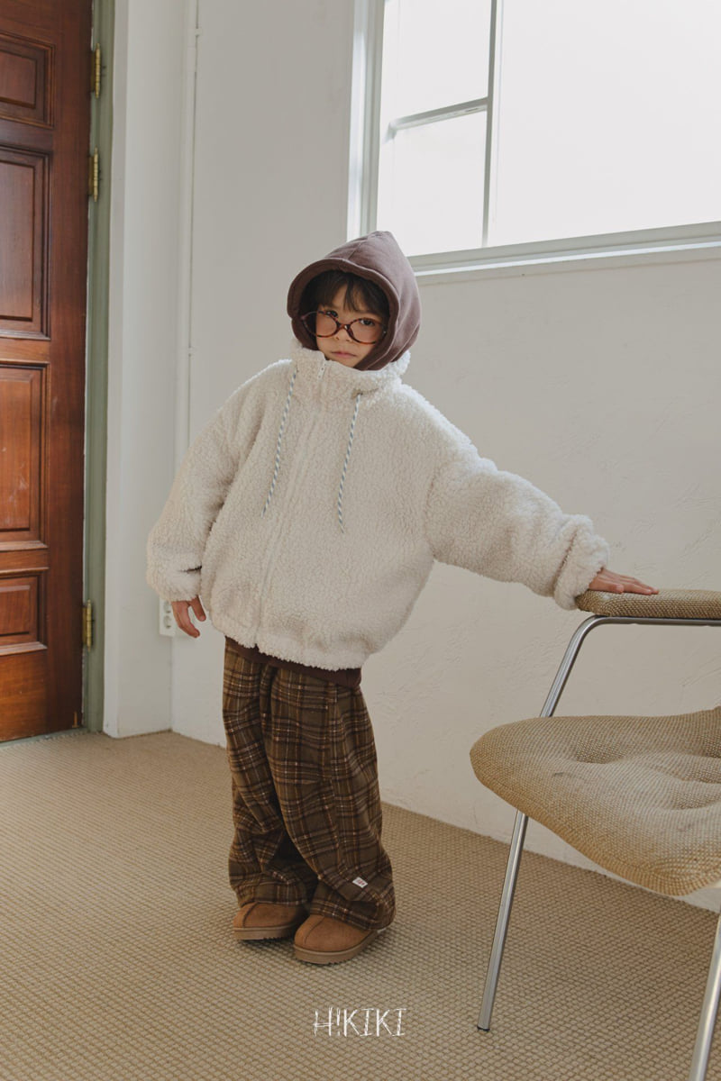 Hikiki - Korean Children Fashion - #childofig - Check Cozy Pants - 10