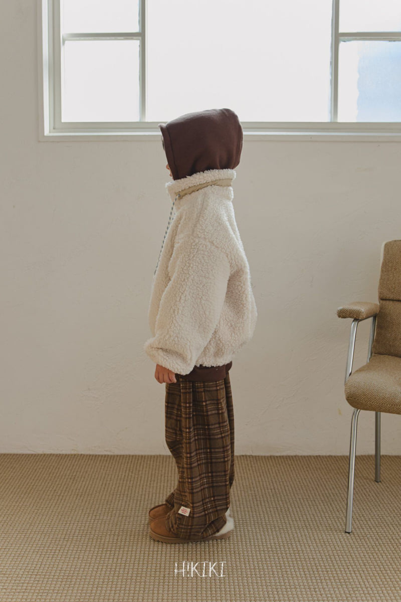 Hikiki - Korean Children Fashion - #childofig - Check Cozy Pants - 11