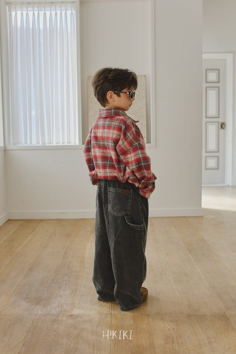 Hikiki - Korean Children Fashion - #childofig - Wool Check Shirt - 6