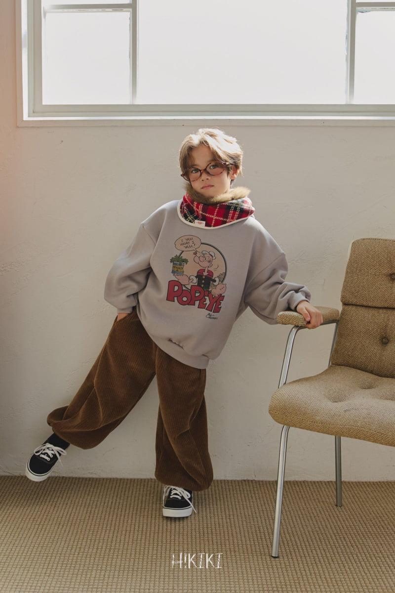 Hikiki - Korean Children Fashion - #childrensboutique - Popeye Speech Bubble Sweatshirt - 3