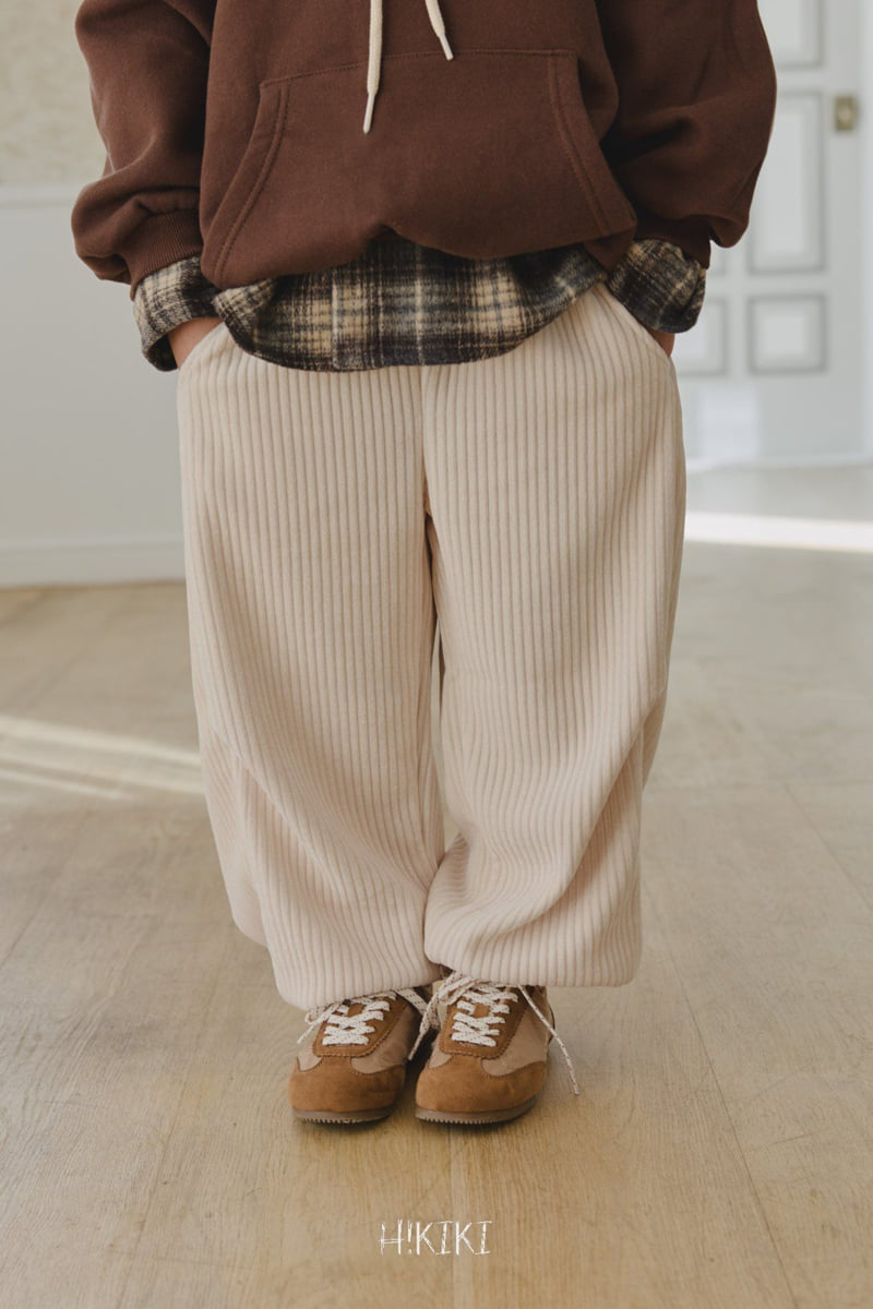 Hikiki - Korean Children Fashion - #childrensboutique - Corduroy Jogger Pants - 2