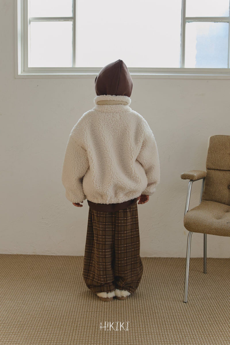 Hikiki - Korean Children Fashion - #childrensboutique - Check Cozy Pants - 12