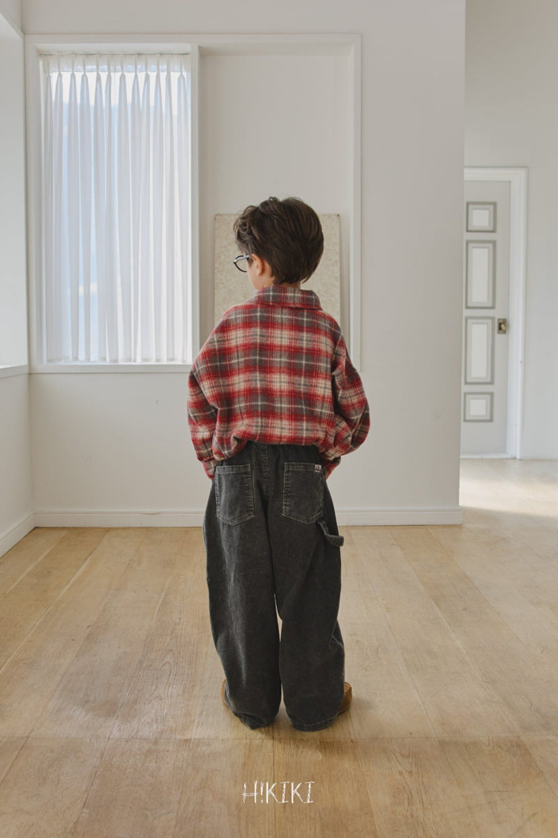 Hikiki - Korean Children Fashion - #childrensboutique - Wool Check Shirt - 7