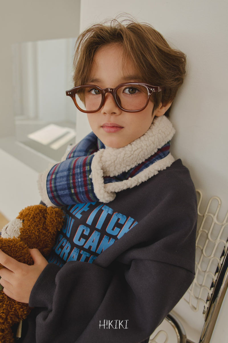 Hikiki - Korean Children Fashion - #designkidswear - Scratch Sweatshirt - 6