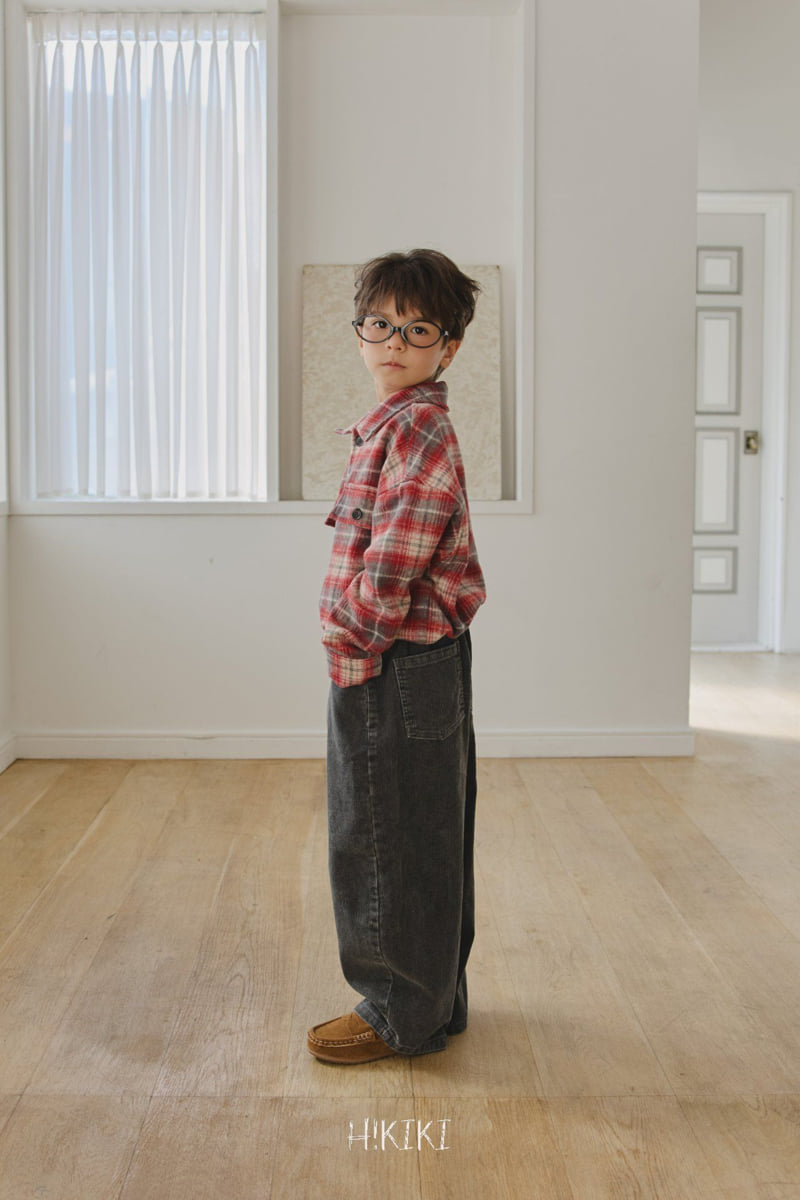 Hikiki - Korean Children Fashion - #designkidswear - Wool Check Shirt - 8
