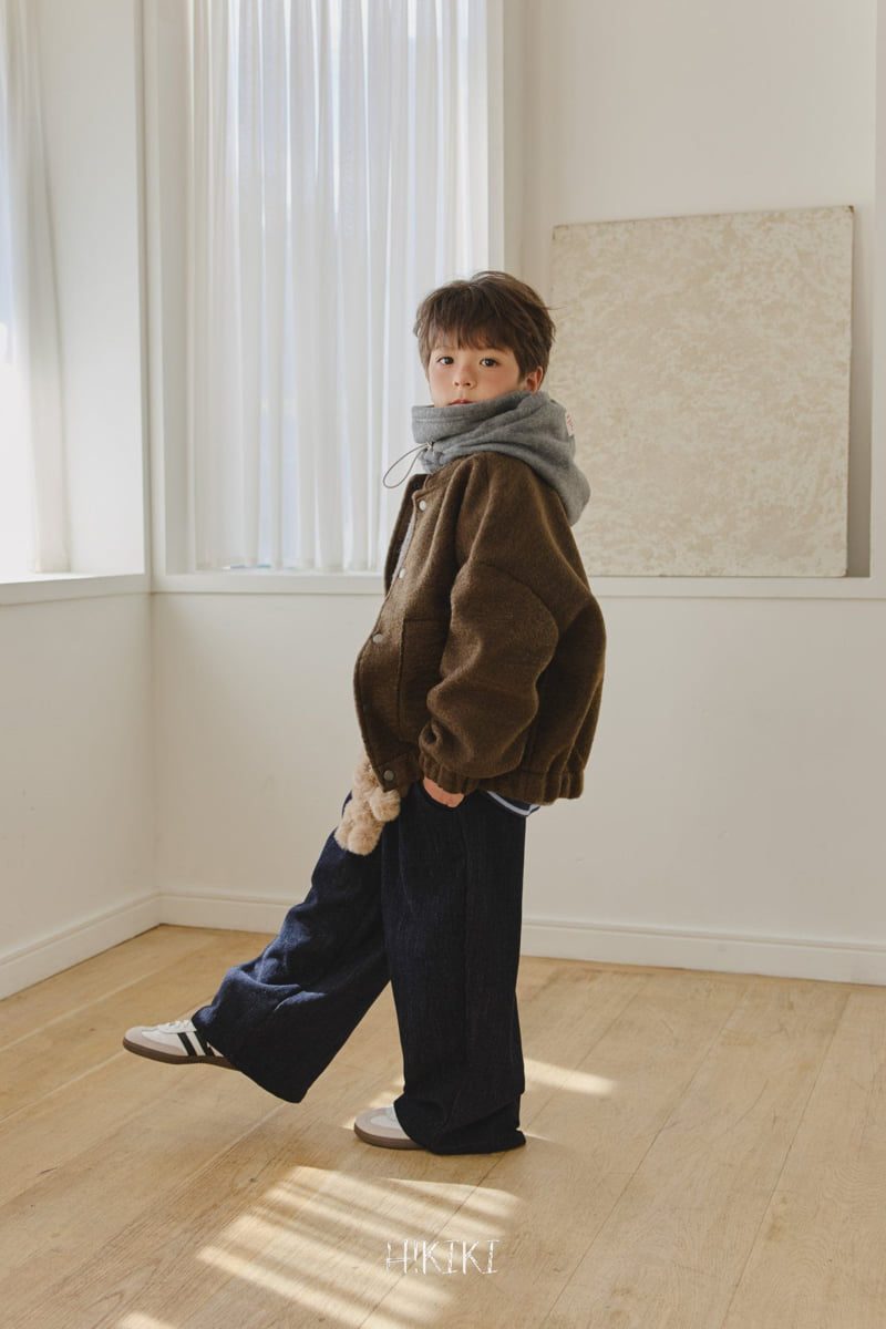 Hikiki - Korean Children Fashion - #discoveringself - Dandy Wool Bomber Jacket (Junior) - 11