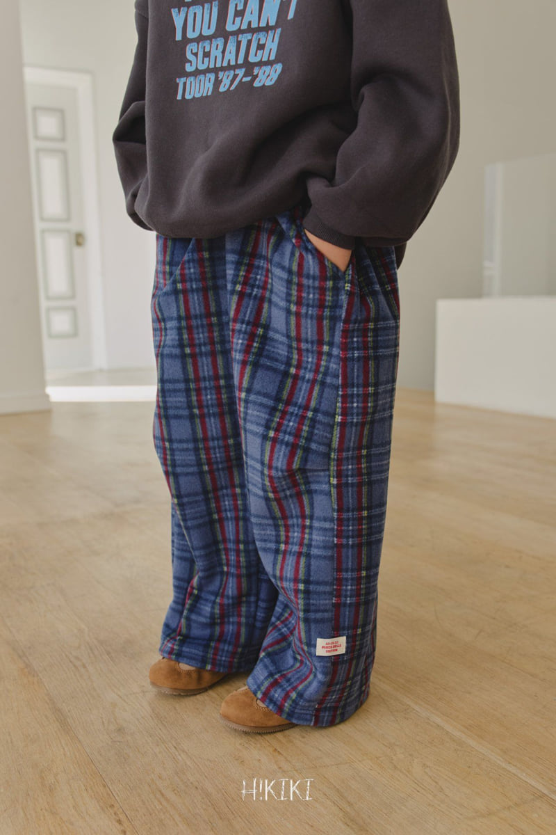 Hikiki - Korean Children Fashion - #fashionkids - Check Cozy Pants