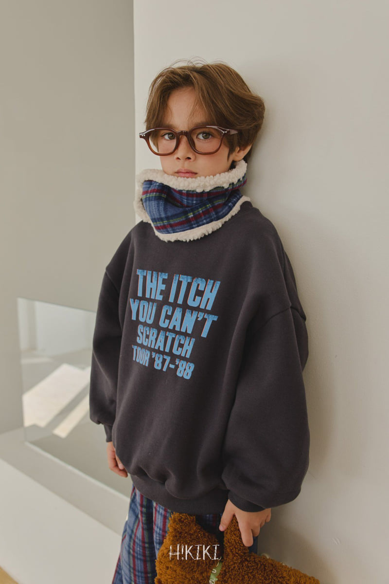 Hikiki - Korean Children Fashion - #kidsshorts - Scratch Sweatshirt - 9