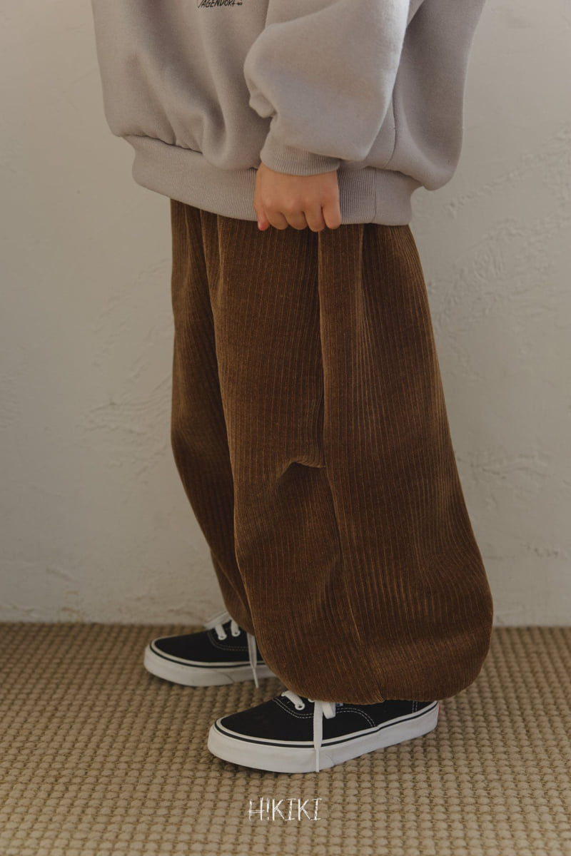 Hikiki - Korean Children Fashion - #kidsshorts - Corduroy Jogger Pants - 6