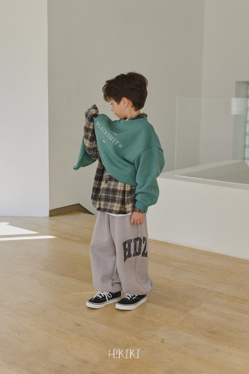 Hikiki - Korean Children Fashion - #kidsshorts - Blacksmith Sweatshirt - 4