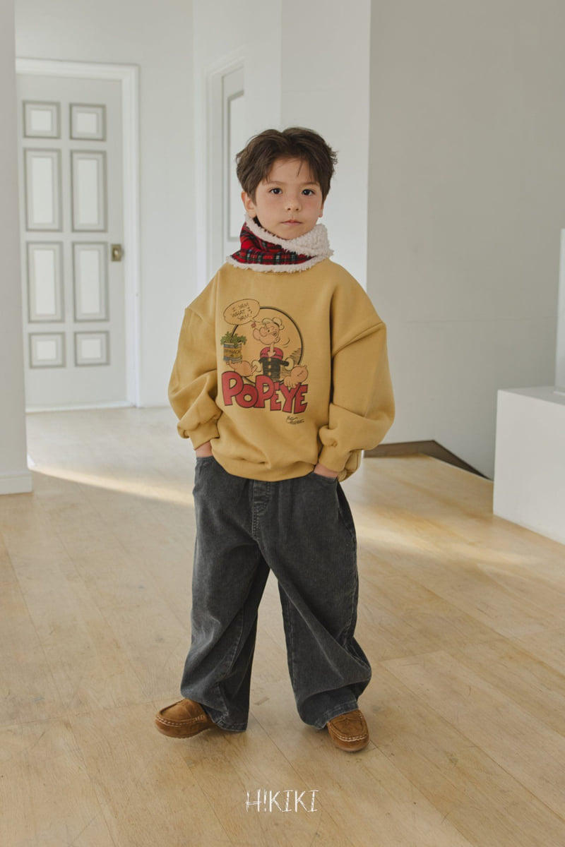 Hikiki - Korean Children Fashion - #kidzfashiontrend - Popeye Speech Bubble Sweatshirt - 9