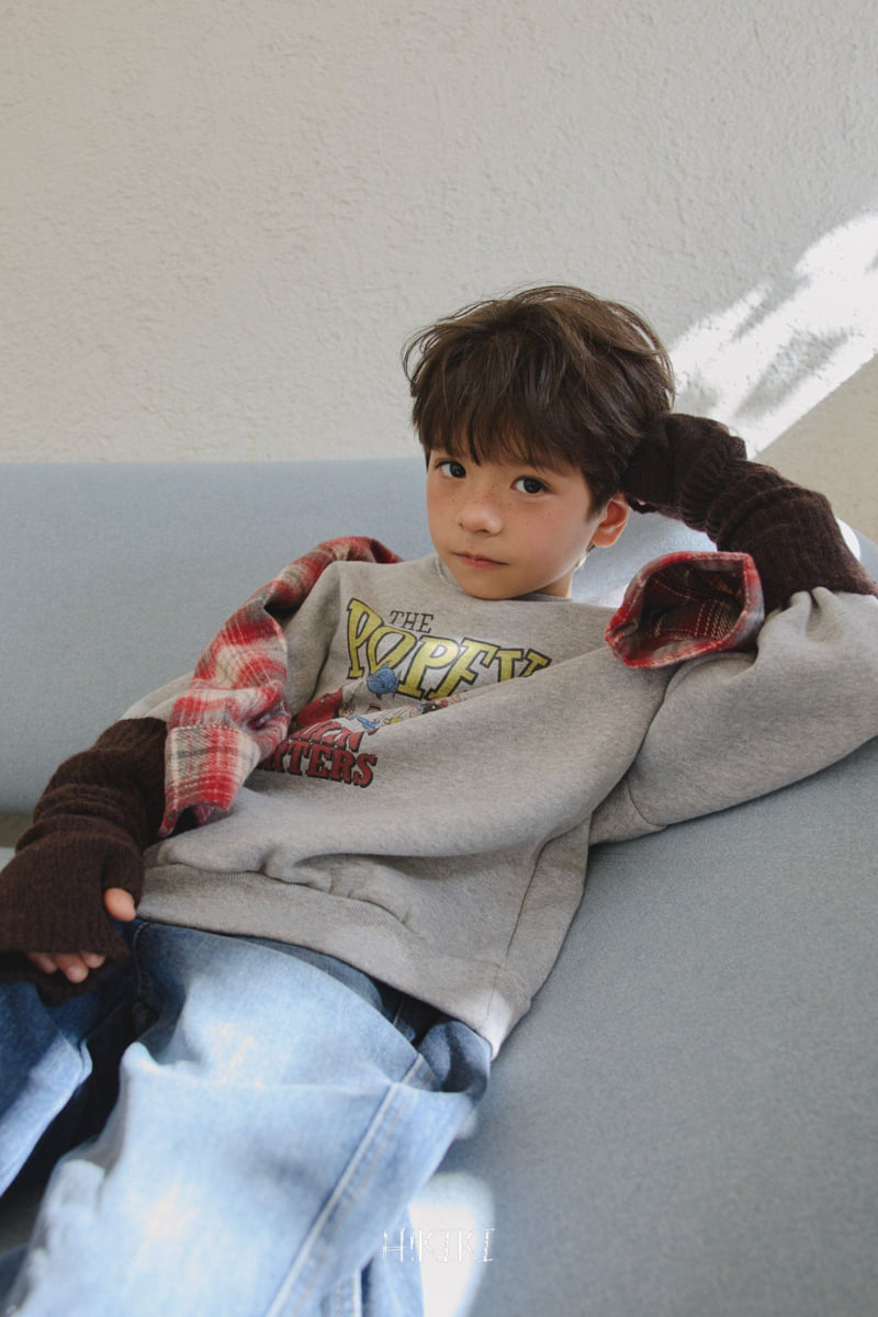 Hikiki - Korean Children Fashion - #kidzfashiontrend - Popeye Fishing Sweatshirt - 6