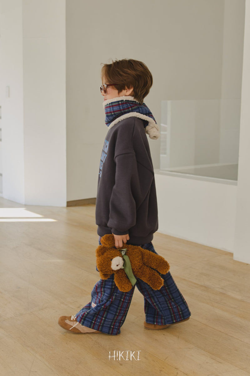 Hikiki - Korean Children Fashion - #littlefashionista - Check Cozy Pants - 6