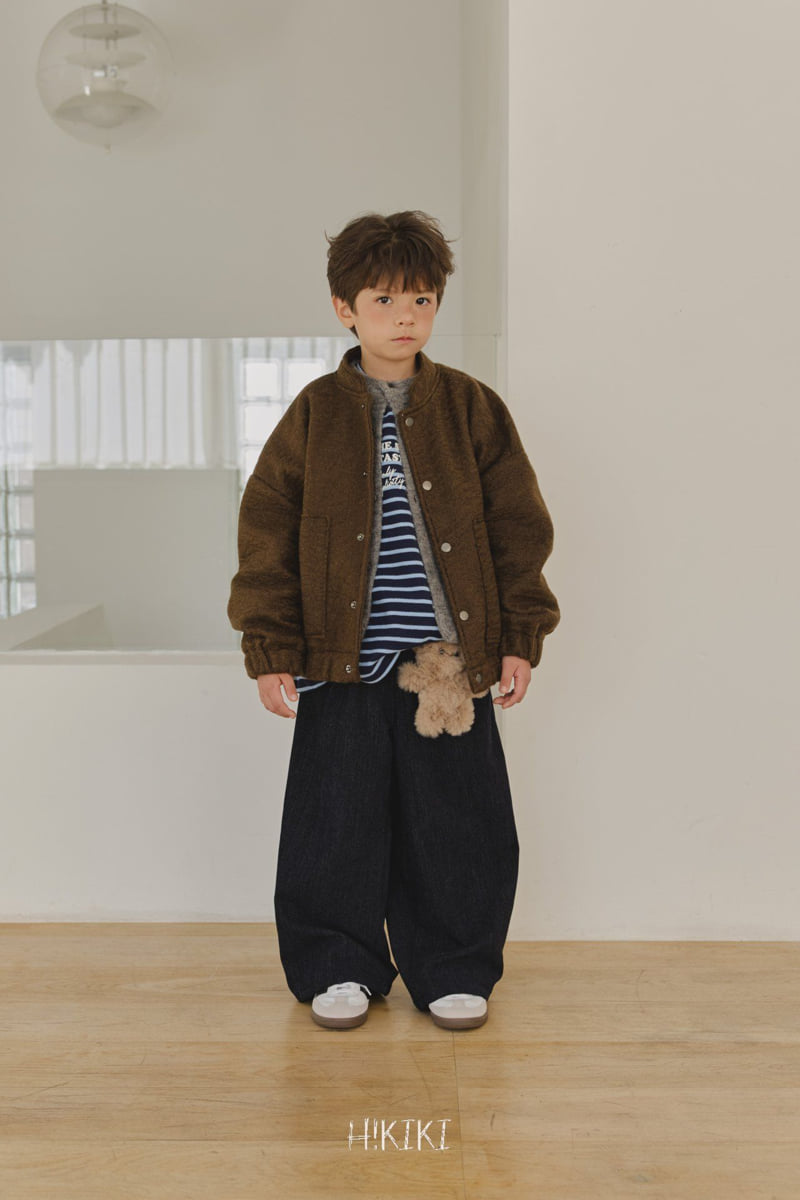 Hikiki - Korean Children Fashion - #littlefashionista - Dandy Wool Bomber Jacket (Junior) - 3