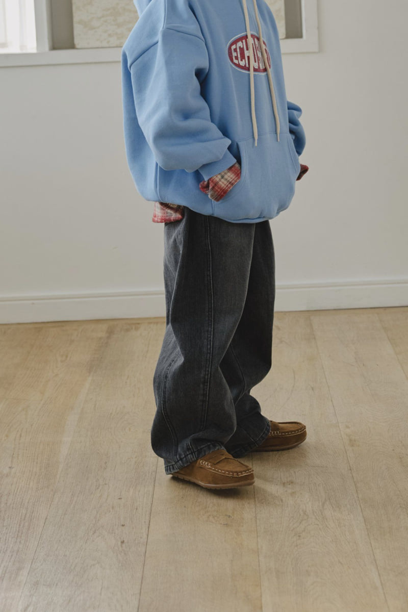 Hikiki - Korean Children Fashion - #littlefashionista - Line Up Wide Jeans - 7