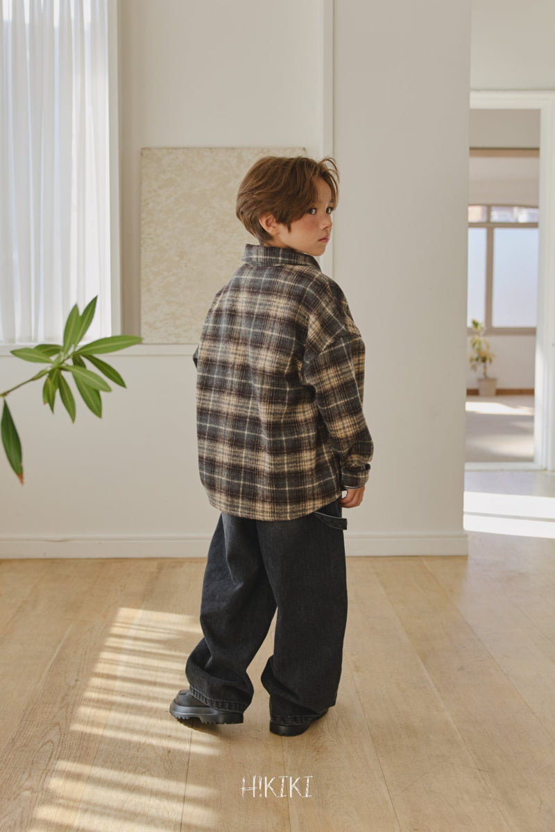 Hikiki - Korean Children Fashion - #littlefashionista - Brushed Curve Jeans - 6