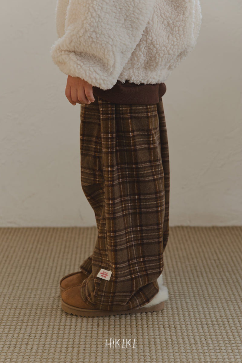 Hikiki - Korean Children Fashion - #magicofchildhood - Check Cozy Pants - 7