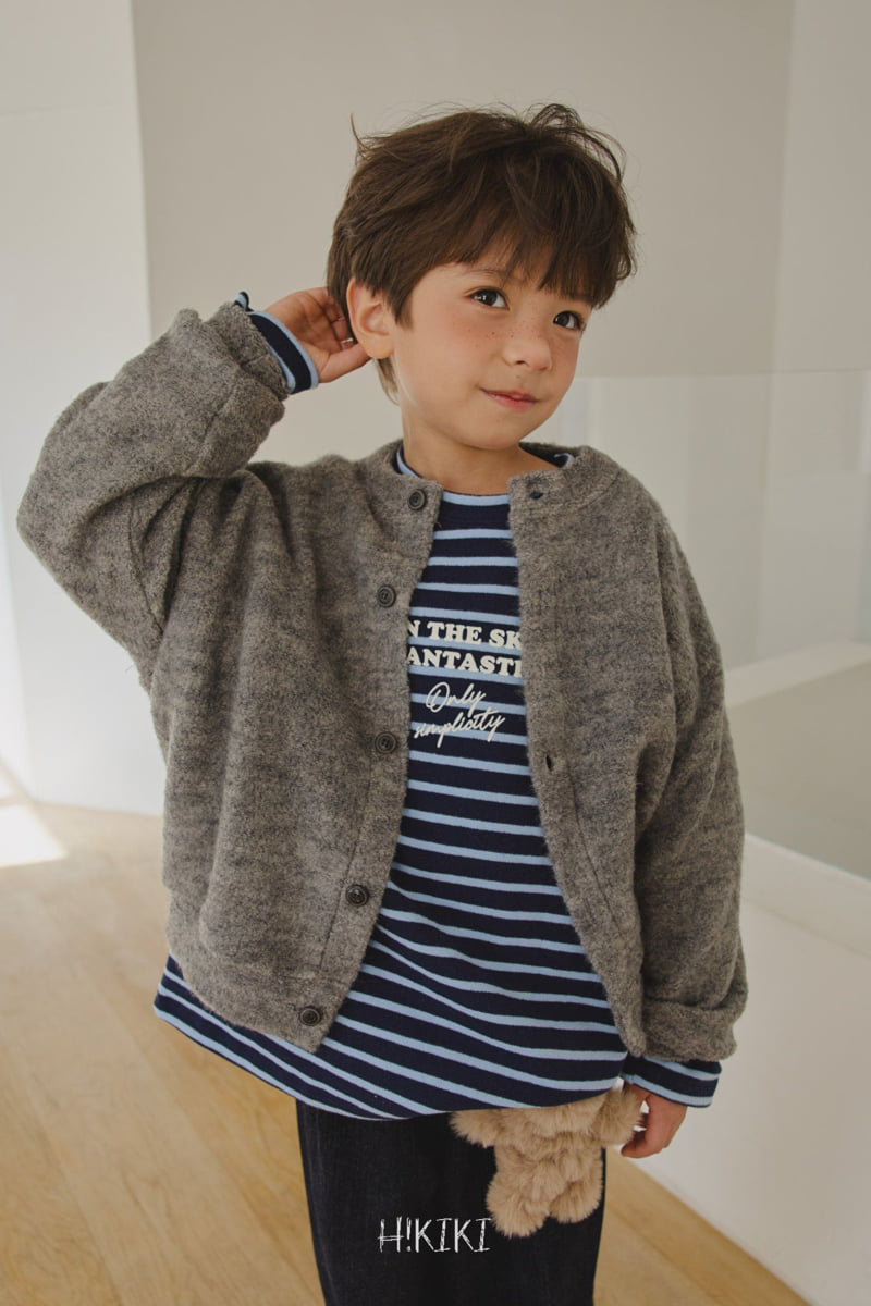 Hikiki - Korean Children Fashion - #magicofchildhood - Lamb Knit Cardigan