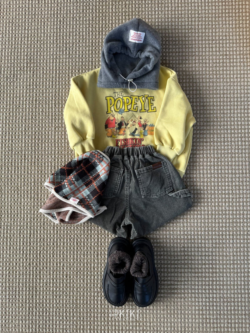 Hikiki - Korean Children Fashion - #magicofchildhood - Popeye Fishing Sweatshirt - 9