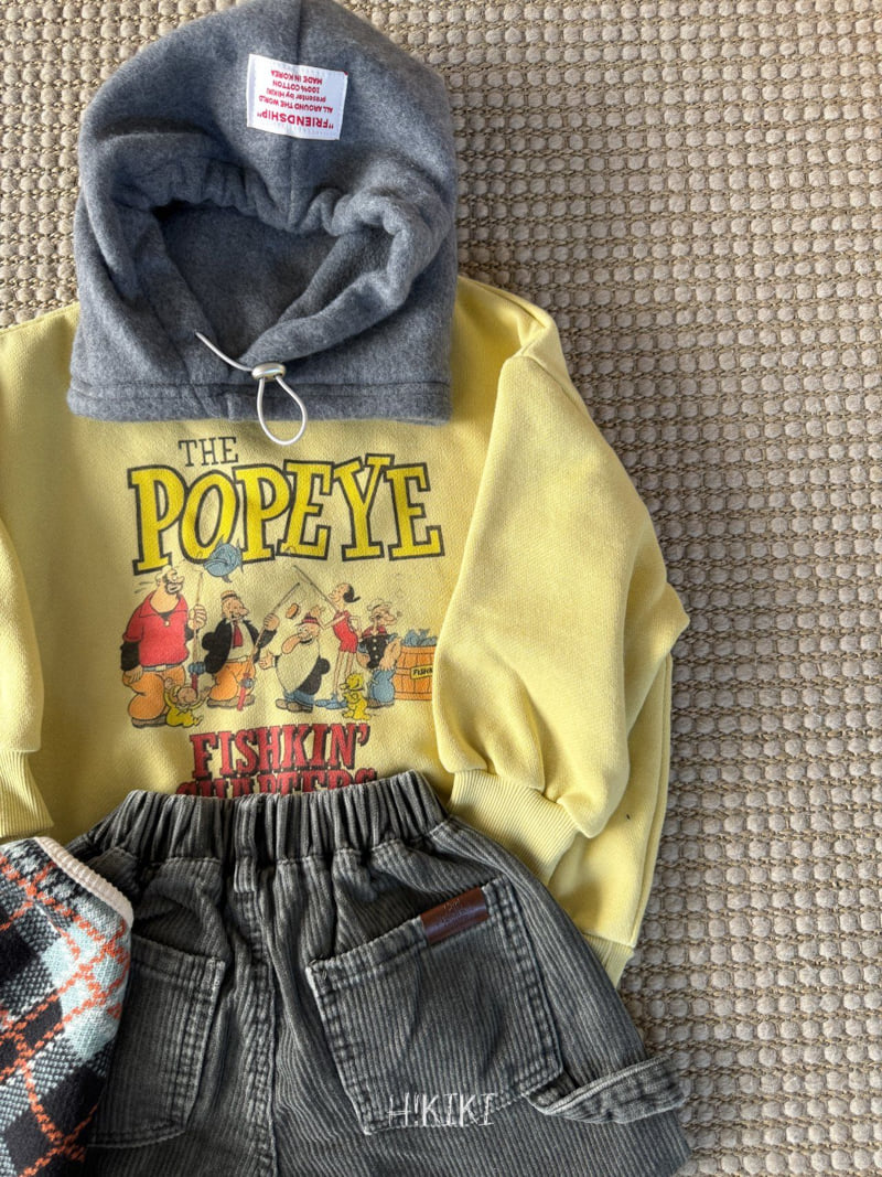 Hikiki - Korean Children Fashion - #minifashionista - Popeye Fishing Sweatshirt - 10