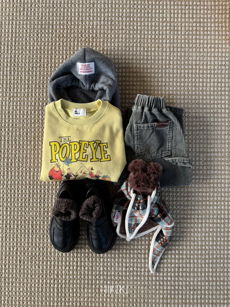 Hikiki - Korean Children Fashion - #prettylittlegirls - Popeye Fishing Sweatshirt - 11