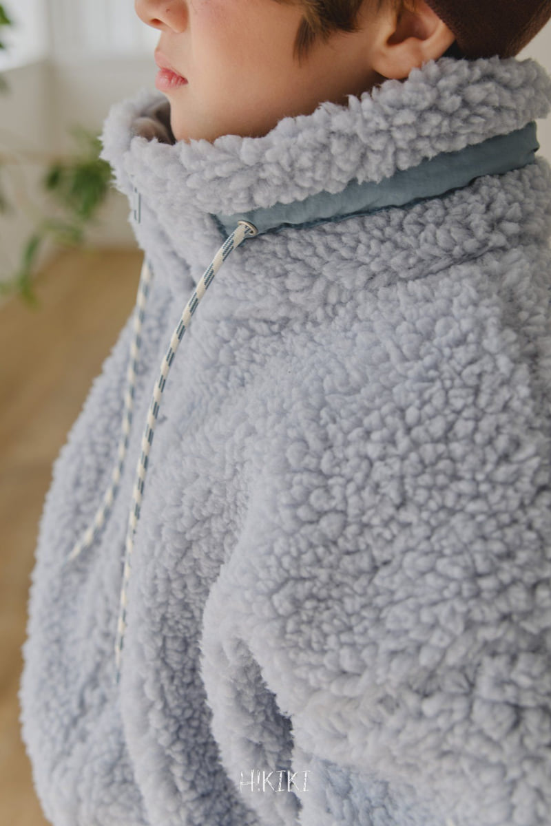 Hikiki - Korean Children Fashion - #todddlerfashion - Half Neck Fleece Zip-Up - 8