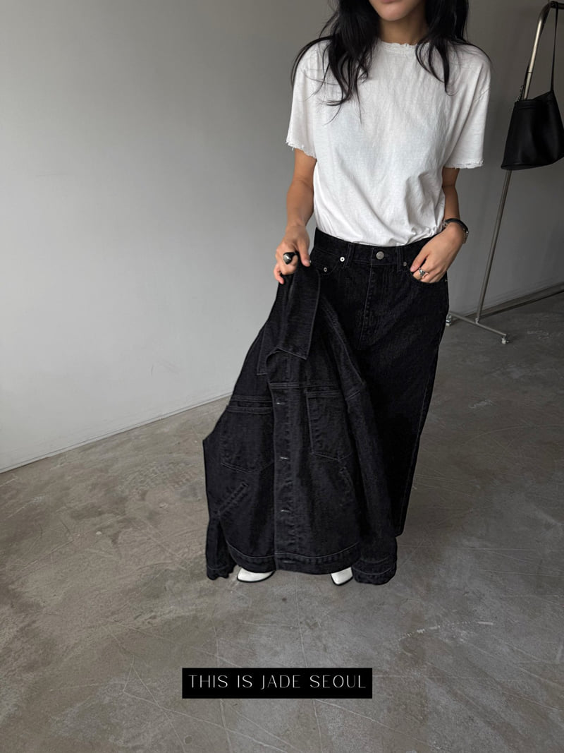 Jade Market - Korean Women Fashion - #momslook - Dust Velvet Skirt - 8