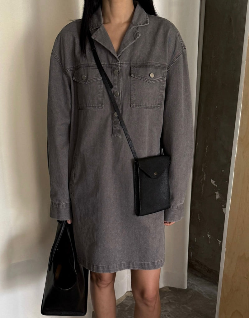 Jade Market - Korean Women Fashion - #momslook - Half Open One-Piece - 10